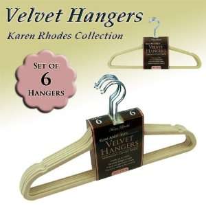 Karen Rhodes CollectionT   Velvet Hangers   Ivory Color   Pa   Home 