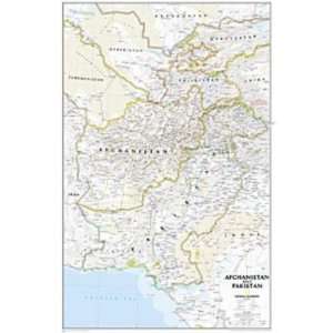  Afghanistan/Pakistan Wall Map (National Geographic 