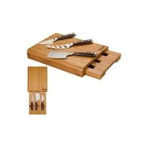 EH4352    4 pc Cheese Set Bamboo Bamboo: Kitchen & Dining
