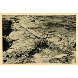  1927 Shore Hallig Halligen Island Beach Erosion Germany 