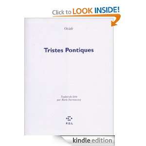 Tristes Pontiques (FICTION) (French Edition): Ovide, Marie 