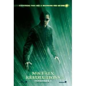   Matrix Revolutions   Movie Poster (Neo / Keanu Reeves)