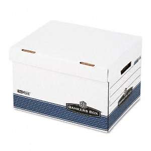  Bankers Box : FastFold Flip Top File Box, Letter/Legal, 12 