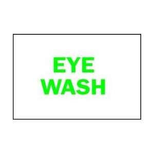 Sign,10x14,eye Wash   BRADY  Industrial & Scientific