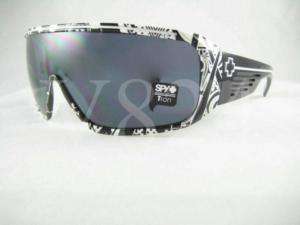 670805861129 TRON Sunglass White Crazy Print Gry TNCZ00  