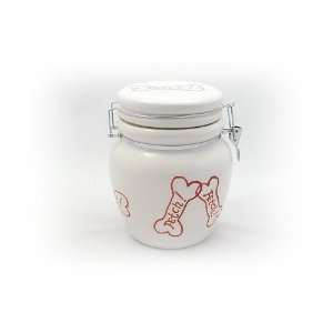    Dog Essentials Treat Jar Fetch and Bones 