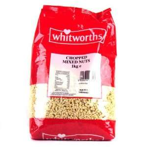 Whitworths Chopped Mixed Nuts 1kg 1000g:  Grocery & Gourmet 