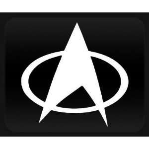  Star Trek Badge White Sticker Decal Automotive