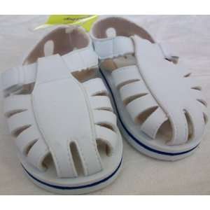   White Light Weight Summer Sandles, Size 4, Fits Baby 9 12 Months: Baby