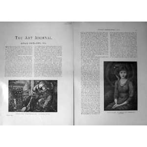    1893 ART JOURNAL EDWARD BURNE JONES BARDINI PALACE