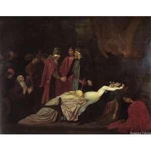   of the Montagues and Capulets over the Dead Bodies of Romeo and Juliet