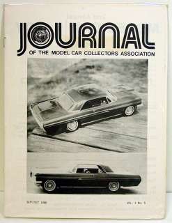 this auction includes a rare journal of the model car collector s 