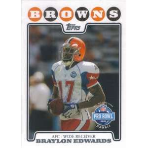   Braylon Edwards 2008 Topps Pro Bowl NFL Card #312 