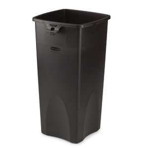     23 Gallon Untouchable Trash Can, Black: Health & Personal Care