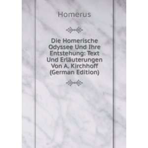   Kirchhoff (German Edition) Homerus 9785876382269  Books