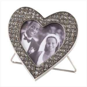  SILVER HEART PHOTO FRAME 