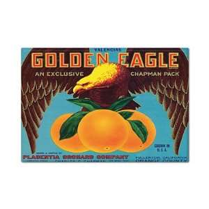  Golden Eagle Oranges Label Art Fridge Magnet: Everything 