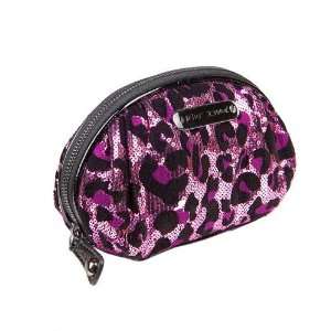  Betsey Johnson Cheetah licious Small Cosmetic Bag: Beauty