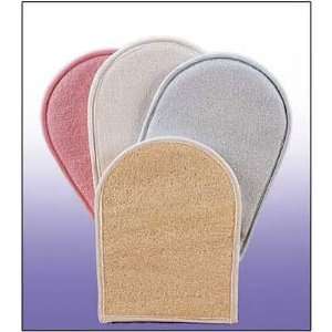  Rucci Loofah/Terry Bath Mitt White (Pack of 3) Beauty