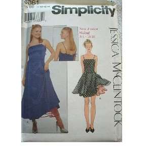  JUNIORS FORMAL DRESS SIZES 11/12   15/16 SIMPLICITY 