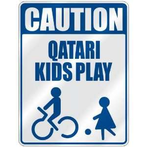     CAUTION QATARI KIDS PLAY  PARKING SIGN QATAR: Home Improvement