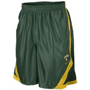 Nike Baylor Bears Green College Hoop Shorts:  Sports 
