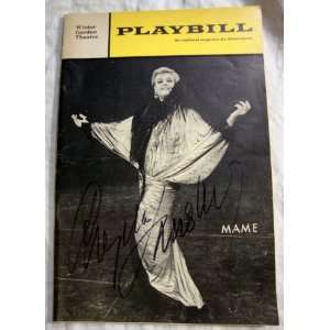   1968 Mame Playbill, Autographed by Angela Lansbury Playbill Books