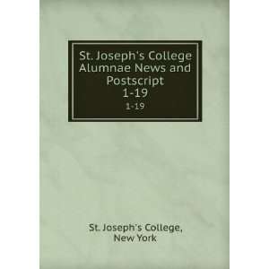   News and Postscript. 1 19 New York St. Josephs College Books