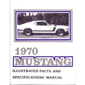  1970 FORD MUSTANG Facts Features Sales Brochure Book Automotive