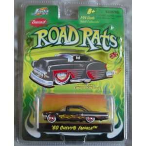  Road Rats 60 Chevy Impala BLACK 1:64: Toys & Games