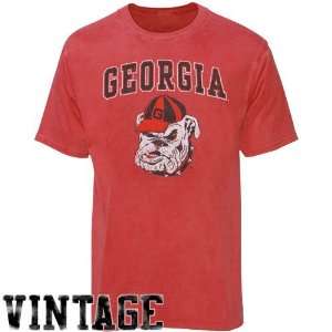  Bull Dogs Shirts : Georgia Bulldogs Red Big Arch N Logo Heathered T 