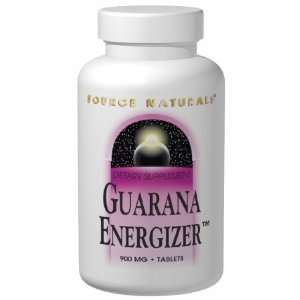  Guarana Energizer 900 mg 60 Tablets   Source Naturals 