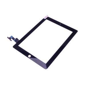   Touch Screen Panel Glass with Digitizer for iPad 2 Black: Computers