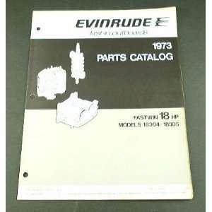   : 1973 73 EVINRUDE 18 HP FASTWIN Boat PARTS Catalog: Everything Else
