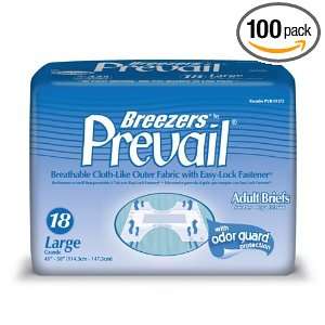  Breezers® by Prevail® Adult Briefs Case of 72 Health 