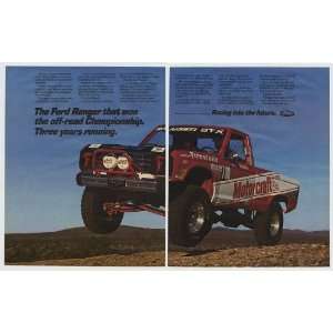  1987 Ford Ranger STX Off Road Champion 2 Page Print Ad 