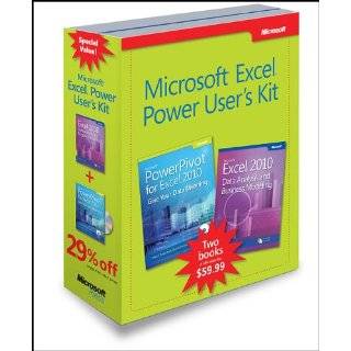 Microsoft Excel Power Users Kit Microsoft PowerPivot for Excel 2010 