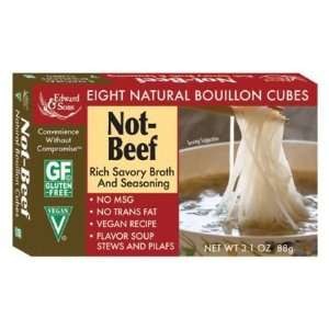  Edward & Sons Not Beef Bouillon Cubes, 3.1 oz Boxes, 12 ct 