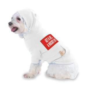  GET A LIFE A HOCKEY LIFE! Hooded T Shirt for Dog or Cat 
