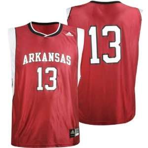  Arkansas Razorbacks Replica Basketball Jersey: Sports 
