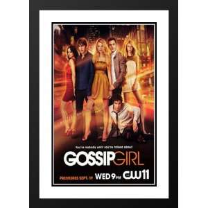  Gossip Girl (TV) 20x26 Framed and Double Matted TV Poster   Style 