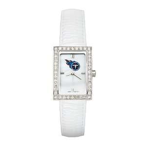  Tennessee Titans Ladies Allure Watch White Leather Strap 