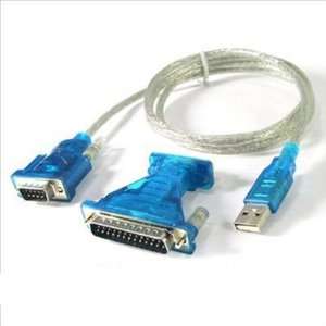   ™ USB to RS232 Serial Port DB9 Cable DB25 Adapter: Electronics