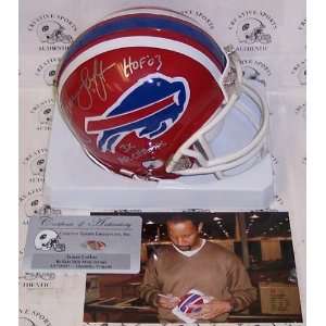  James Lofton   Autographed Buffalo Bills Mini Helmet 