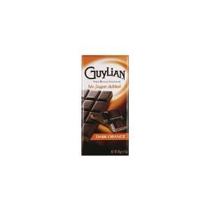 Guylian No Sugar Added Dark Chocolate Orange Bar Belgium:  