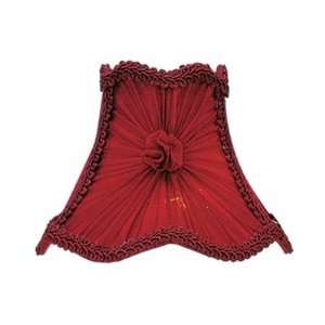   Victorian Scallop Bell Clip Shade with Fancy Trim
