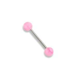   BALL SNAP CRACKLE BARBELL TONGUE RING 14g 7/8~22mm Green: Jewelry