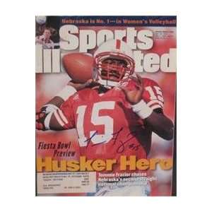  Tommy Frazier autographed Sports Illustrated Magazine 