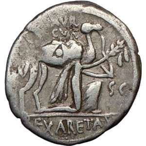 Roman Republic M. Aemilius Scaurus VICTORY v ARETAS IV 58BC Ancient 