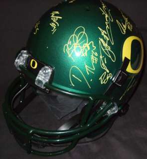   Team Signed Rose Bowl FS Helmet PROOF Darron Thomas DeAnthony  